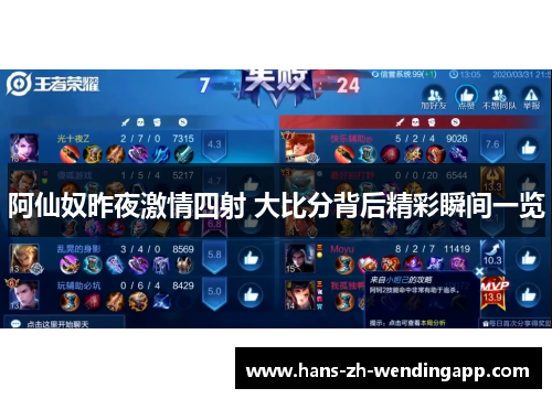 阿仙奴昨夜激情四射 大比分背后精彩瞬间一览