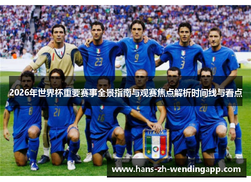 2026年世界杯重要赛事全景指南与观赛焦点解析时间线与看点